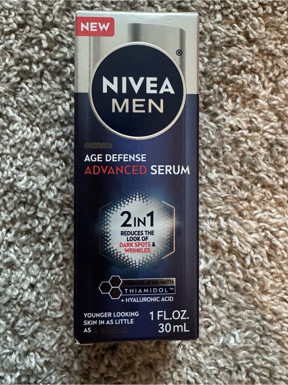 Nivea Age Defense Advanced Serum - Navy/White